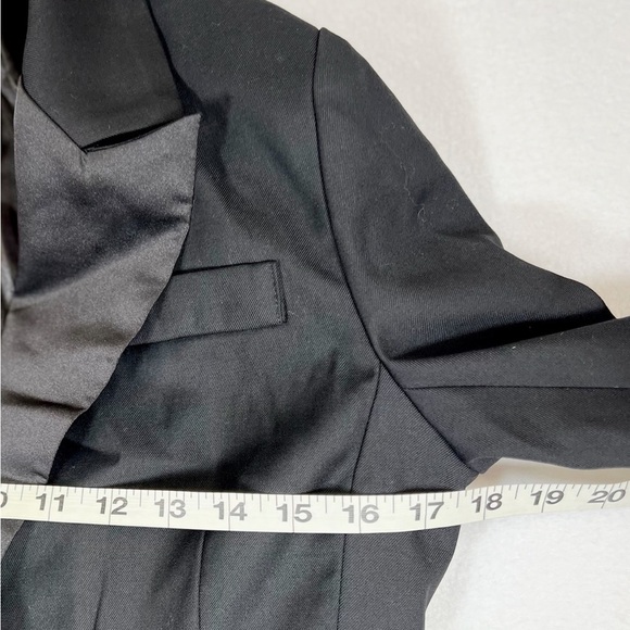 LILLY'S KLOSET Asymmetrical Lace Cut Out Fairy Goth Alternative Blazer Size M - Picture 12 of 12